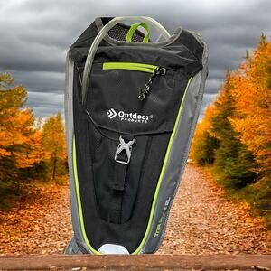 Outdoor Products Hydration Pack Trail Sprint 2L Bladder Backpack Hike Last Drop